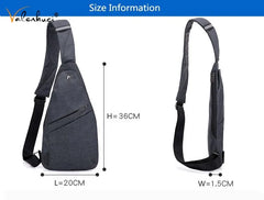 Waterproof Anti-Theft Sling Bag for Men