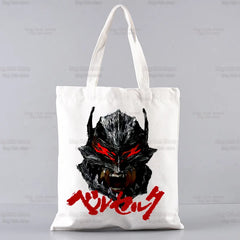 Berserk Guts Shopping Bag Tote Mythology Warrior Anime Jute Fabric