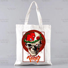 Berserk Guts Shopping Bag Tote Mythology Warrior Anime Jute Fabric
