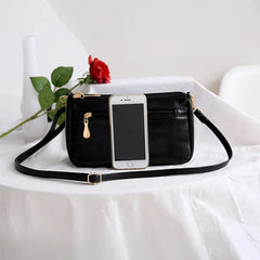 Women Crossbody Bag PU Leather Messenger Shoulder Bag