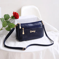 Women Crossbody Bag PU Leather Messenger Shoulder Bag