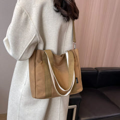 Canvas Shoulder Bag Women Casual Travel Messenger Bag