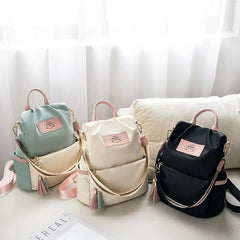 Oxford Cloth Backpack Small Backpack Women Travel Schoolbag