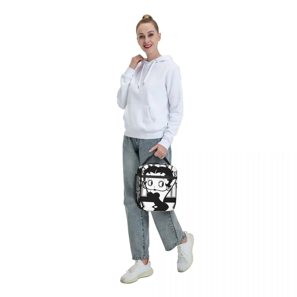 Betty Boops Insulated Lunch Bags for Women Portable Thermal Cooler Food Lunch