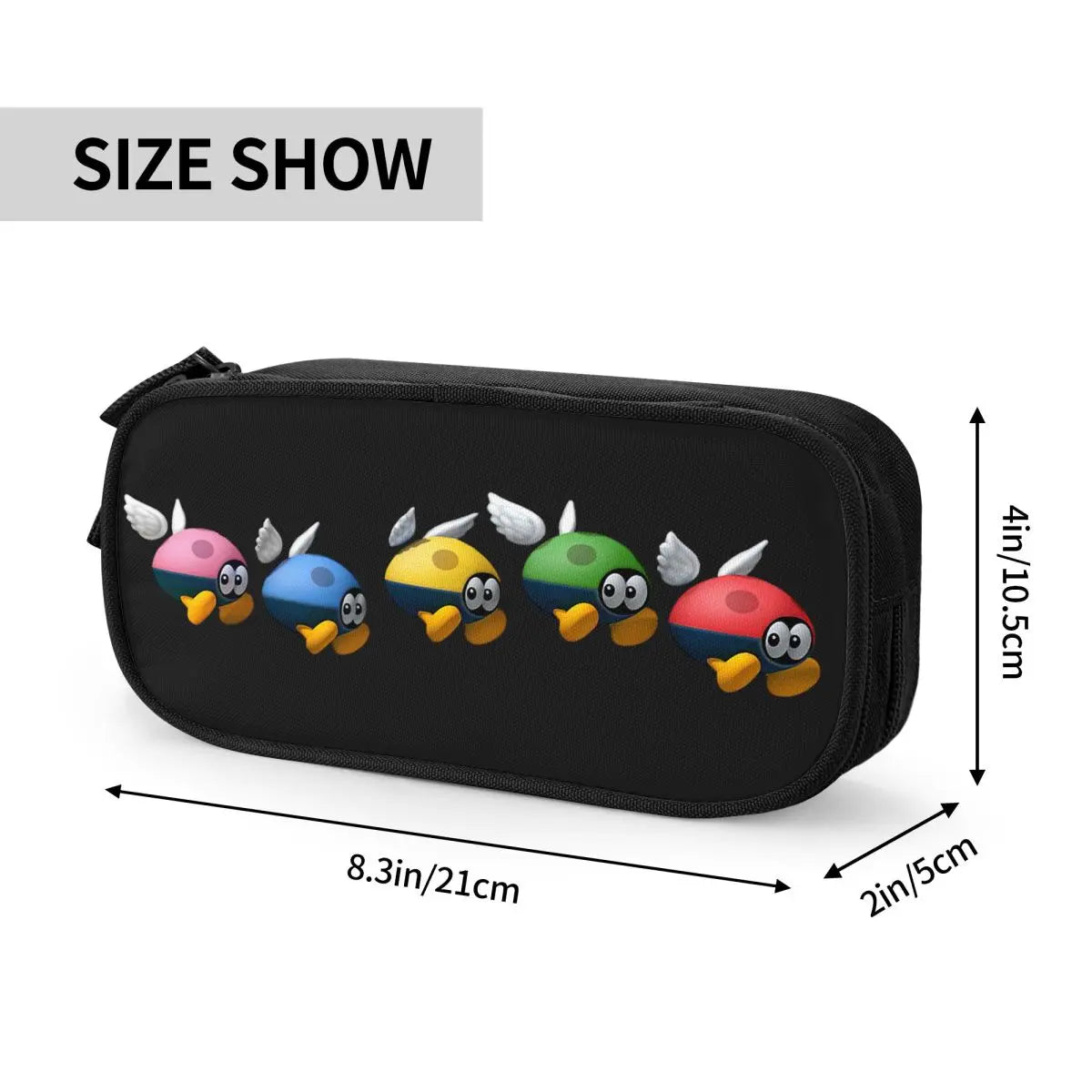 Ladybug Biddybud Zipper Pen Box Student School Anime Stationery Bag