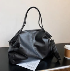 Women's Large Shoulder Bag Soft Leather Crossbody Travel Tote Bag