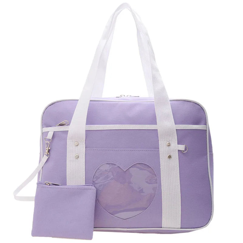 Large Canvas Tote Bag for Women - Shoulder Book Bag for College Students