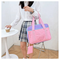 Large Canvas Tote Bag for Women - Shoulder Book Bag for College Students