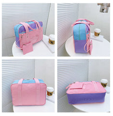 Large Canvas Tote Bag for Women - Shoulder Book Bag for College Students