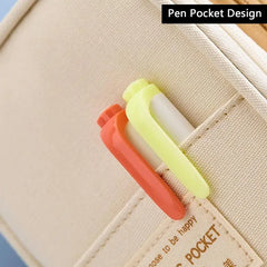 Big Capacity Pencil Case | Cute Macaron Matching Large Pencil Bag