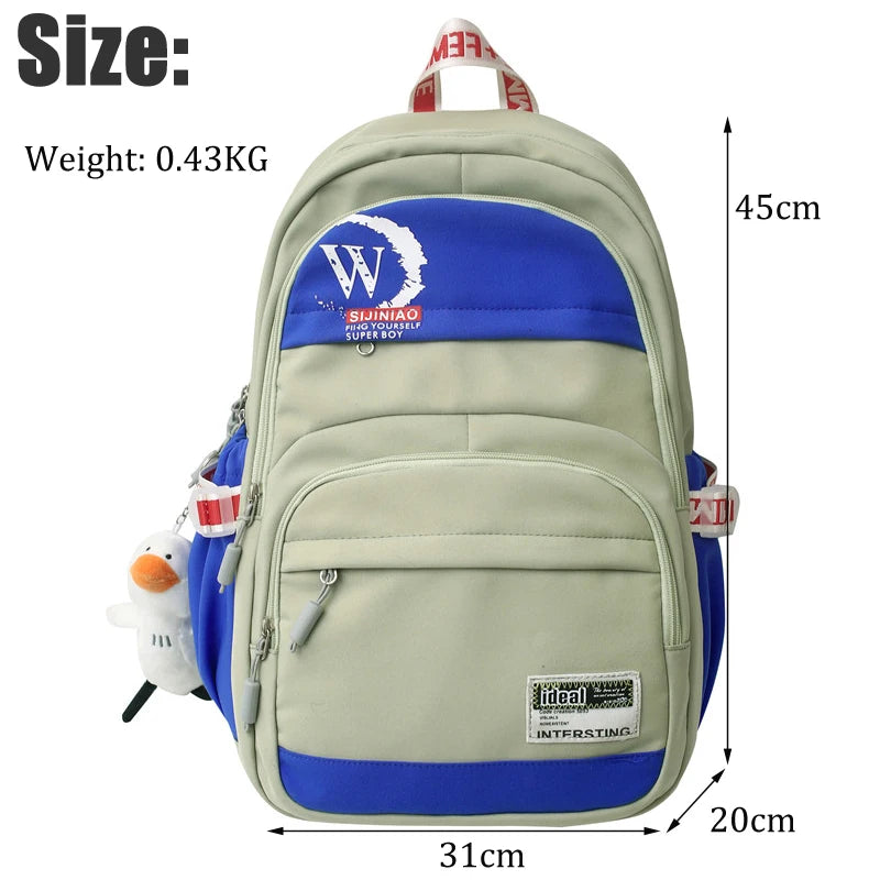 Big Capacity Woman Backpack Large Nylon Girls Women Rucksack