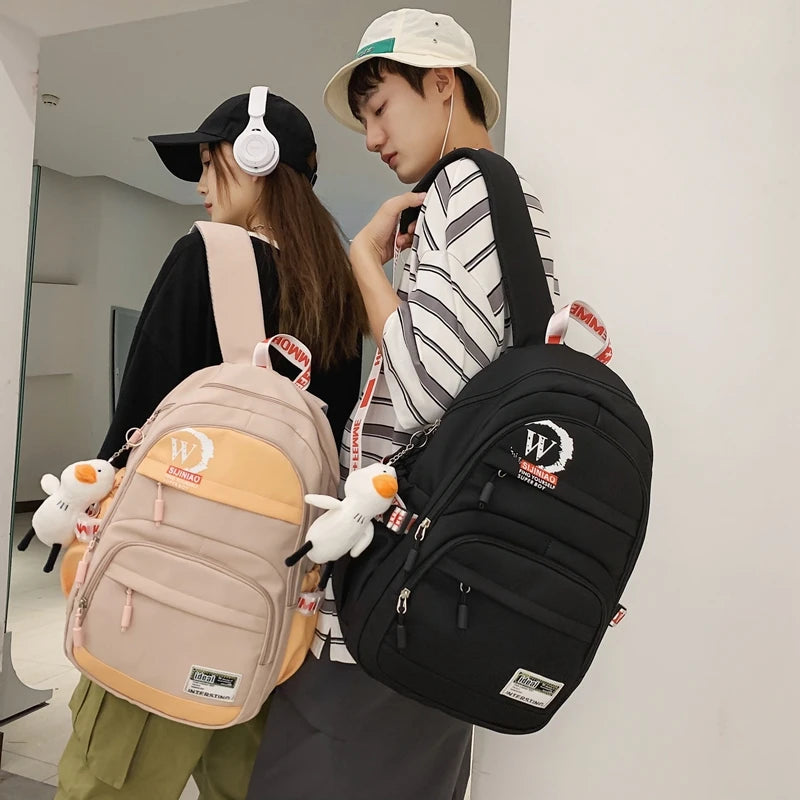Big Capacity Woman Backpack Large Nylon Girls Women Rucksack