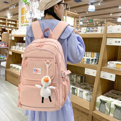 Big Capacity Women's Backpack Casual Female Travel Bag Schoolbag