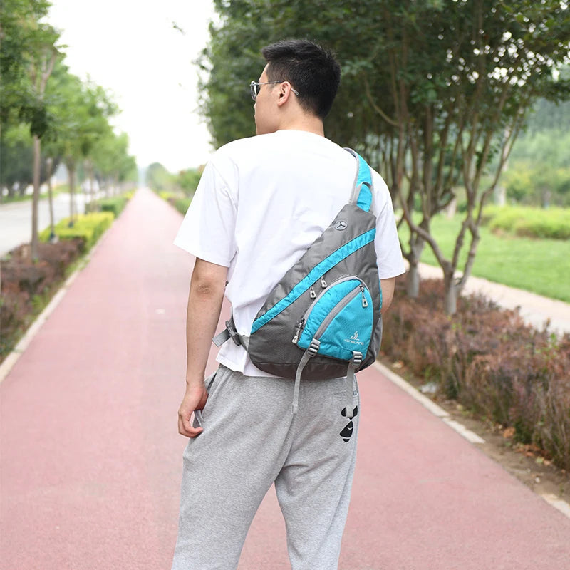 Multifunctional Crossbody Bag Chest Sling Sport Bottle Bagpack