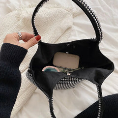 Rhinestone Evening Party Clutch Wedding Purses Handbag Women Shoulder Bag