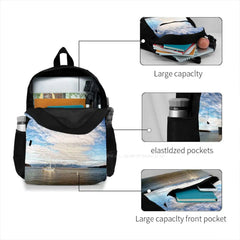 Big Sky #2 Teen College Student Backpack Laptop Travel Bags