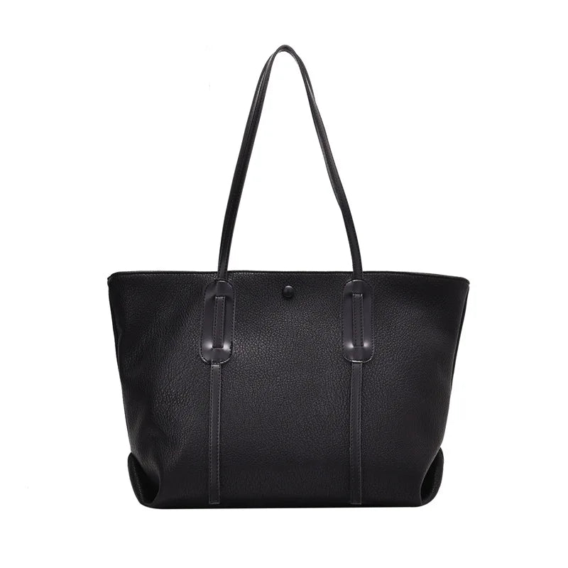 Women's Large-Capacity Shoulder Bag Autumn Winter Wave Version Joker Tote Bag