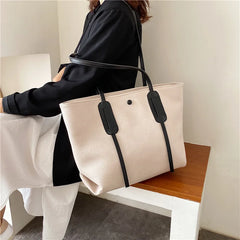 Women's Large-Capacity Shoulder Bag Autumn Winter Wave Version Joker Tote Bag