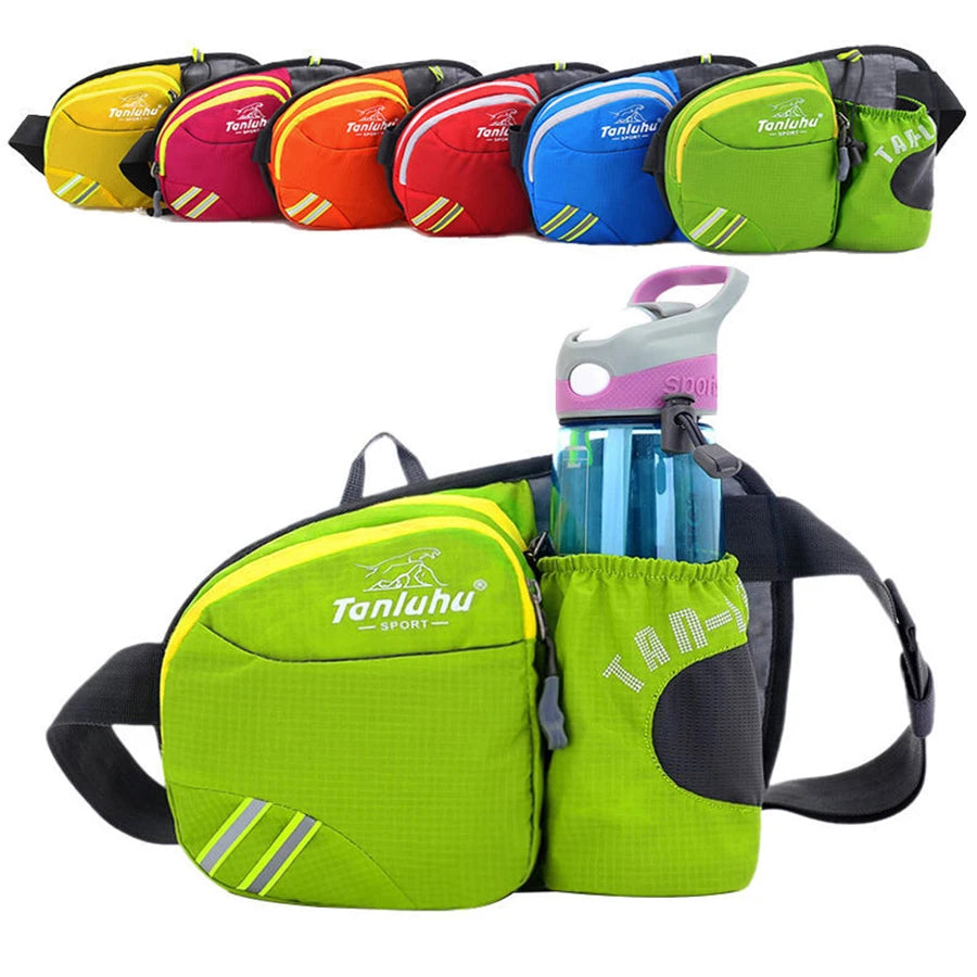 Outdoor Waist Bag Fanny Pack with Water Bottle Pocket