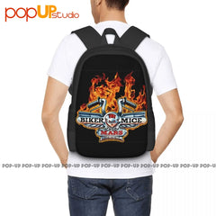 Biker Mice From Mars Cartoon Backpack Large Capacity Travel Shoe Bag Gymnast Bag