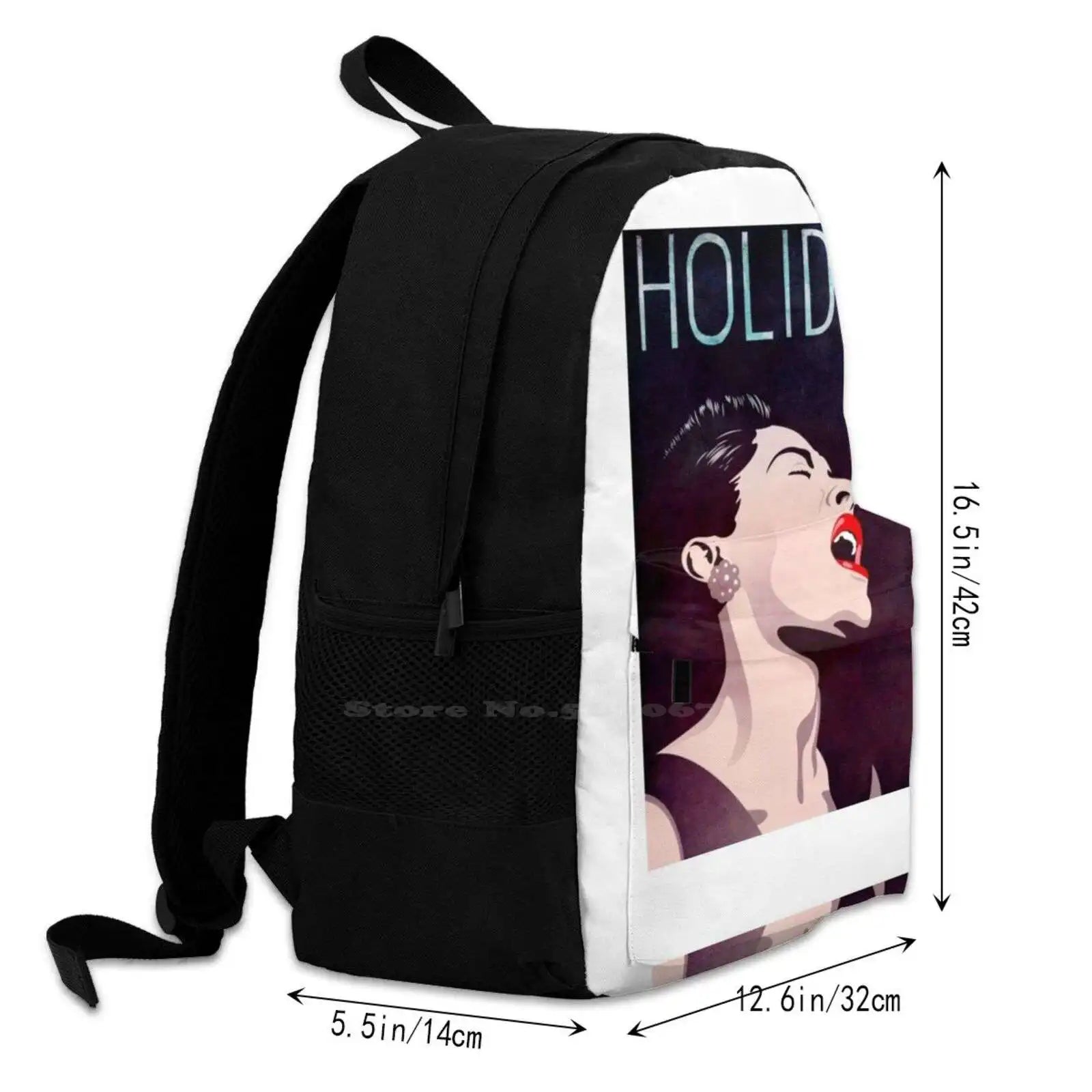 Billie Holiday School Bags For Teenage Girls Laptop Travel Bags
