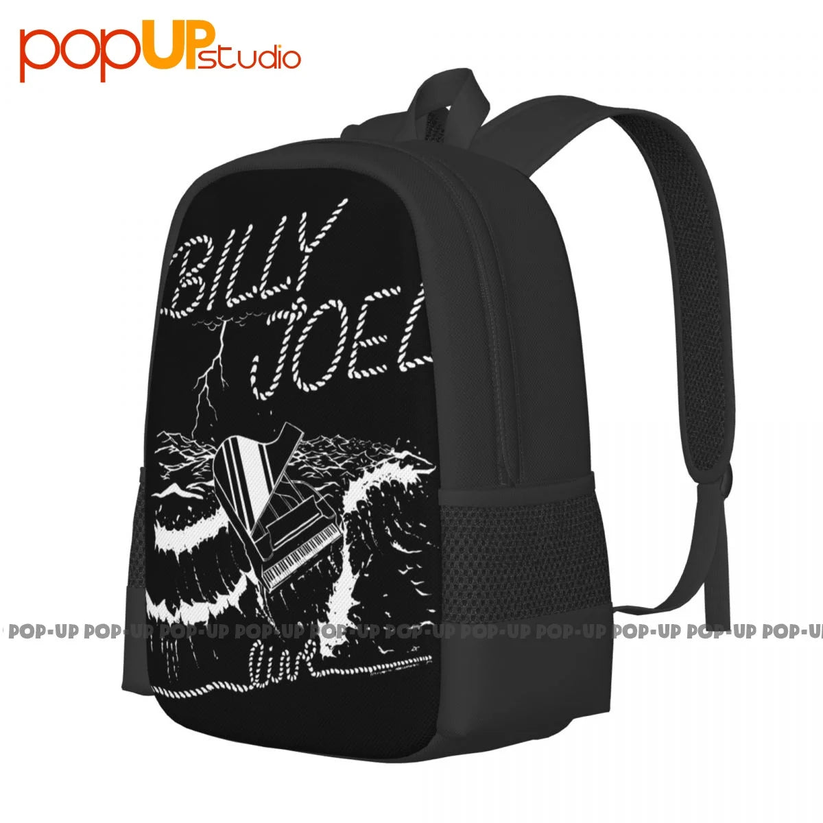 Billy Joel Sea Piano Rock N Roll Music Backpack Large Capacity