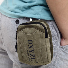 Bisi Goro Outdoor Sports Belt Bag Canvas Phone Small Bolsa Pierna