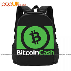 Bitcoin Cash Backpack Large Capacity School Gym Bag for Travel