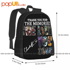 Black Panther We Love You 3000 Thank You For The Memories Backpack