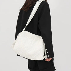 Large Capacity Messenger Bag Unisex Student Shoulder Bag