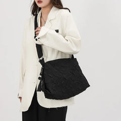 Large Capacity Messenger Bag Unisex Student Shoulder Bag