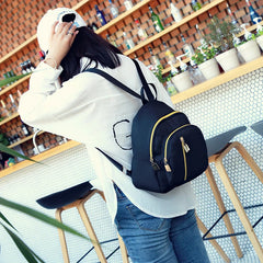 Small Travel Backpack Women Oxford Daypack Schoolbag Satchel Shoulder Bag