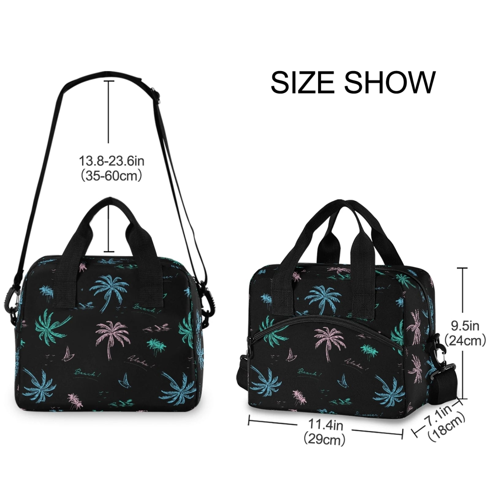 Casual Lunch Bag Portable Children Lunch Bag Outdoor Picnic Food Storage Insulat