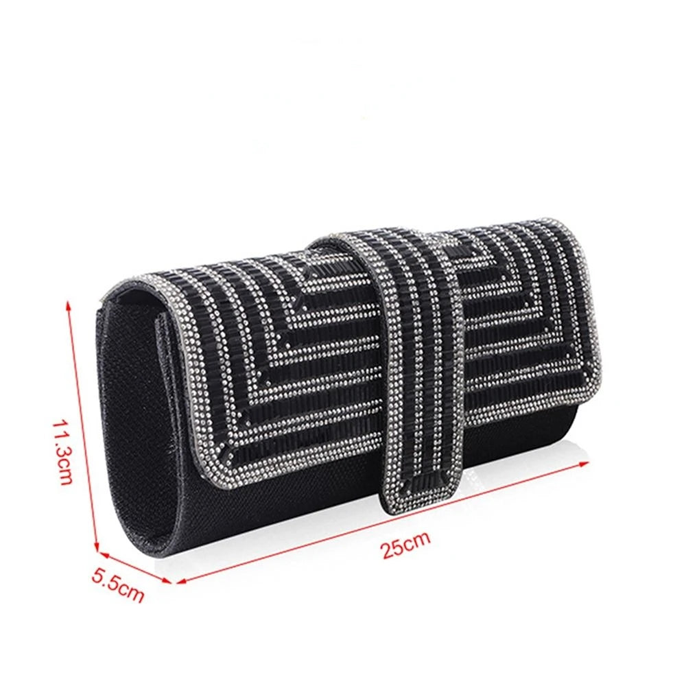 Rhinestone Party Evening Bag Wedding Clutch Shoulder Bag