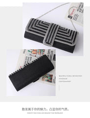Rhinestone Clutch Purse and Handbag for Women's Party Evening Bag