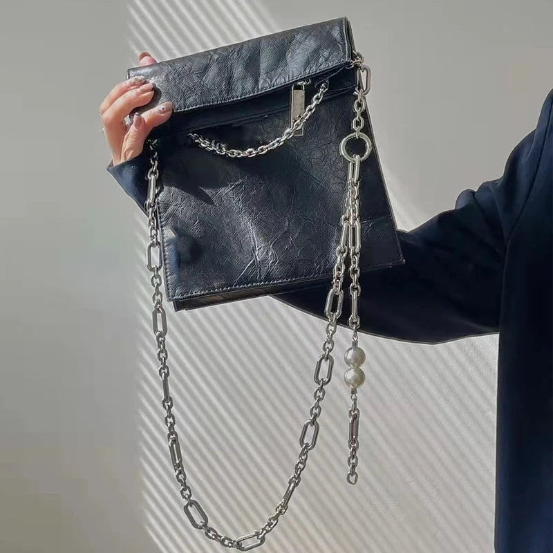 Leisure Single Shoulder Bag Chain Messenger Bag