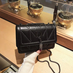 Rivet Clutch Shoulder Bag for Women