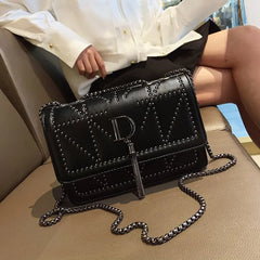 Rivet Clutch Shoulder Bag for Women