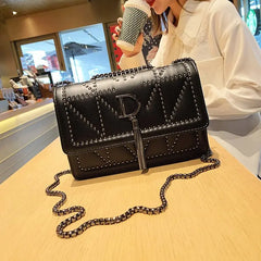 Rivet Clutch Shoulder Bag for Women
