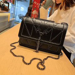 Rivet Clutch Shoulder Bag for Women