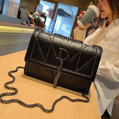 Rivet Clutch Shoulder Bag for Women
