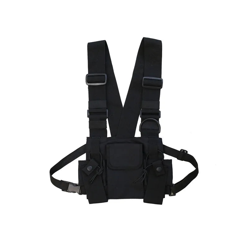 Hip Hop Streetwear Military Chest Rig Bag For Men