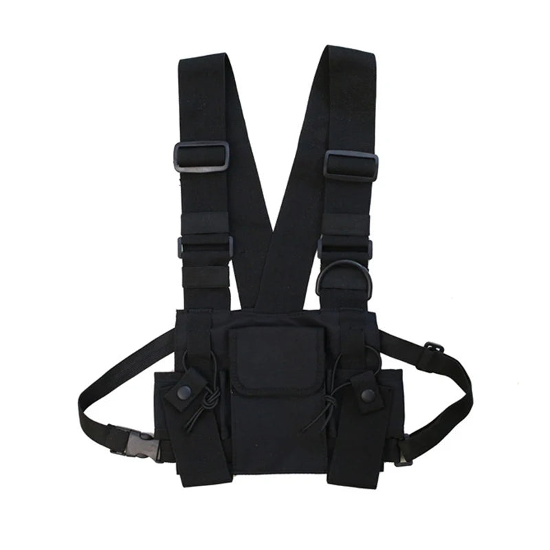 Hip Hop Streetwear Military Chest Rig Bag For Men