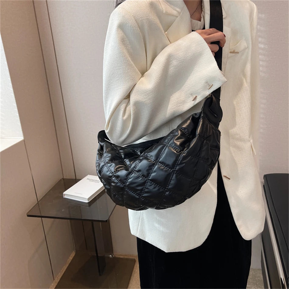 Hobos Soft PU Leather Shoulder Bag Travel Handbag