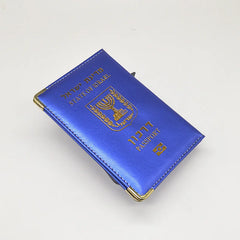 Passport Cover Women Pu Leather Israelis Passport Holder Travel Wallet Pink