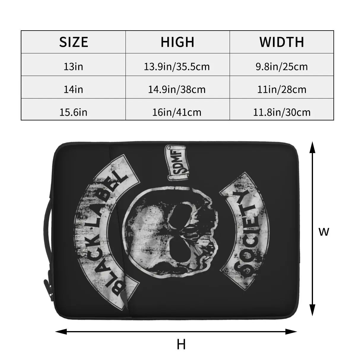 Society 'Merciless Forever' Laptop Bag 13-15 inch Waterproof
