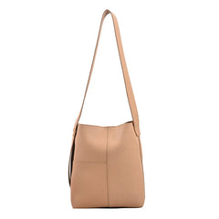 Large Capacity Women's Handbag Solid Totes Shopper Crossbody Bags