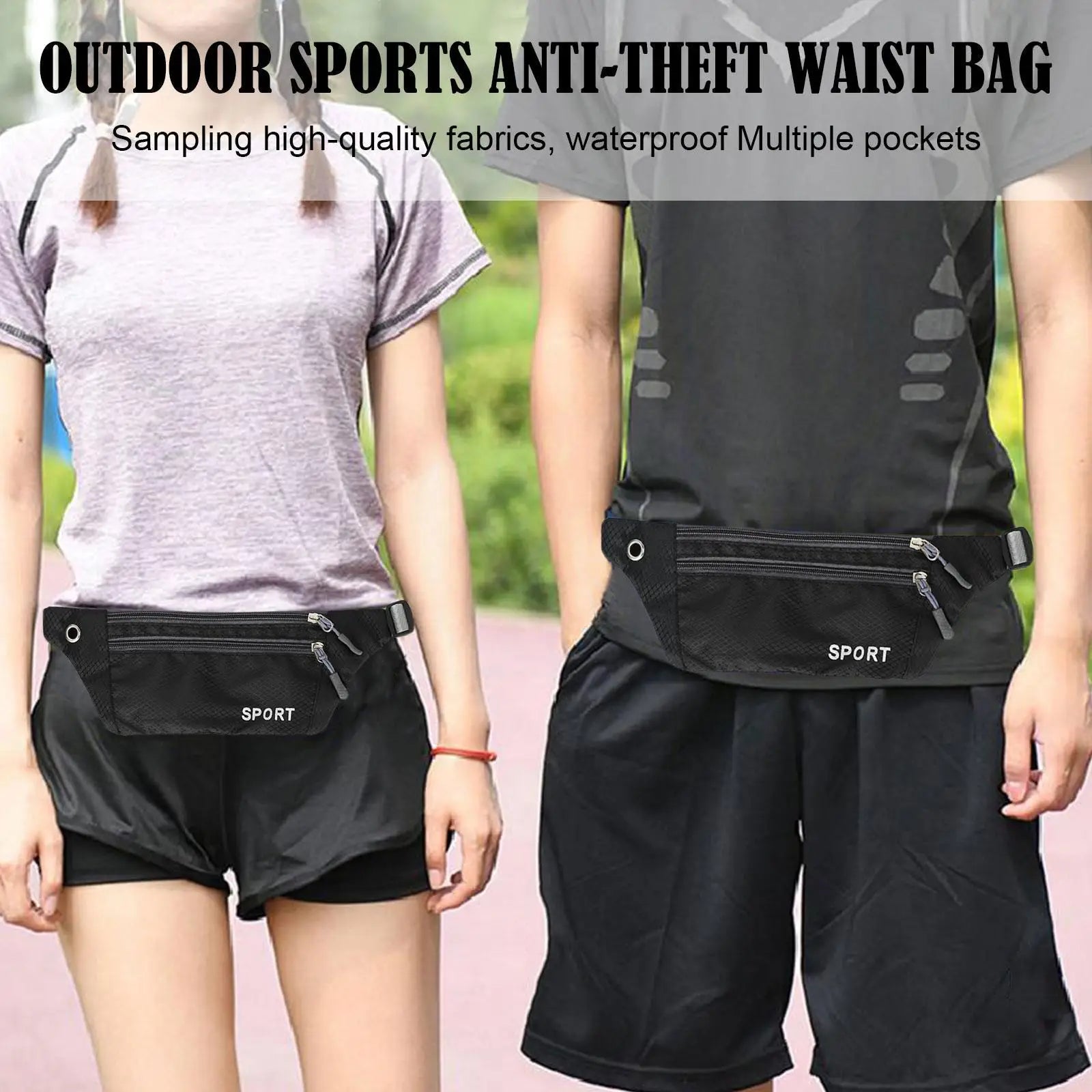 Waterproof Sports Fanny Pack Phone Bag Travel Outdoor Bag