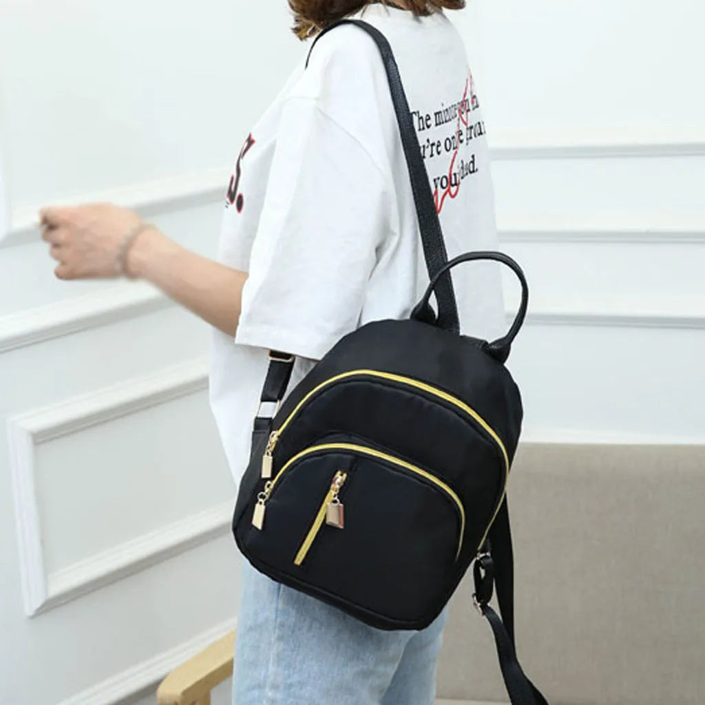 Mini Women Backpack Schoolbag Shoulder Bag Teenage Travel Zipper Girls Kids