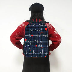 Nurse With Crown Backpack For Teenager Girls School Bags